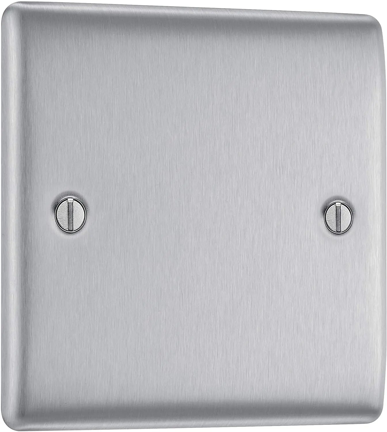 BG Nexus Metal Single Blanking Plate in Brushed Steel - NBS94-01 BG (British General)