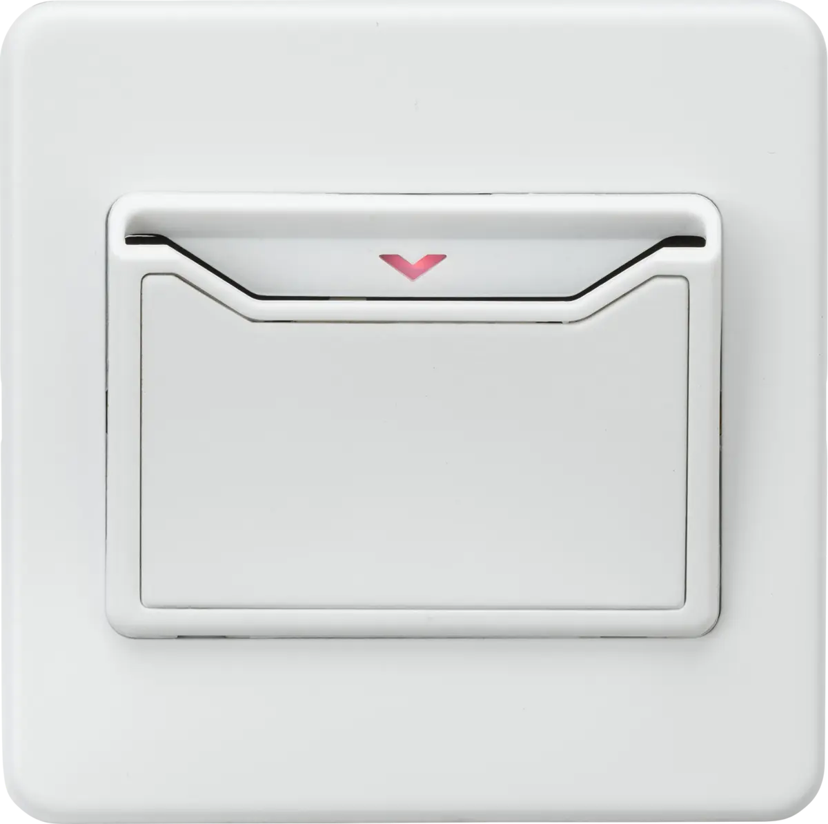 ML Knightsbridge Screwless 32A 1 Gang Key Card Switch - Matt White ML Knightsbridge