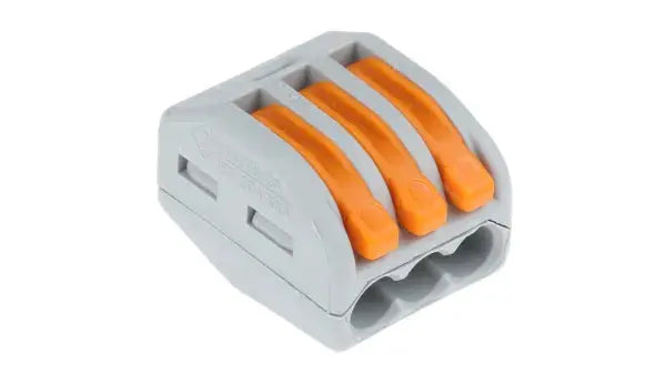 222-413 Wago 3x4mm Lever Connector (50 Box) WAGO