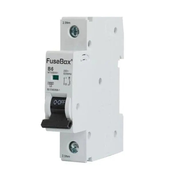 FuseBox Type B Curve Single Pole MCBS FuseBox