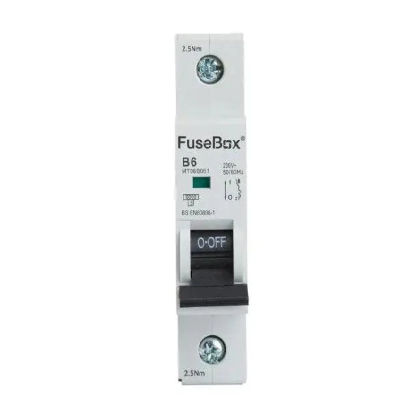 FuseBox Type B Curve Single Pole MCBS FuseBox