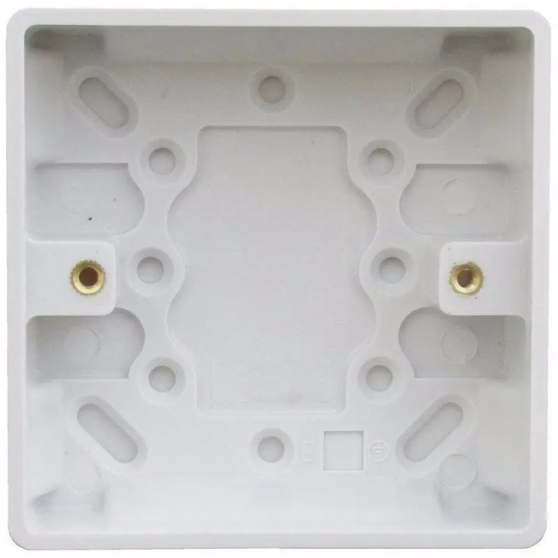 ESR S-Line Curved Edge 25mm Single Surface Mounting Pattress Box ESR S-Line