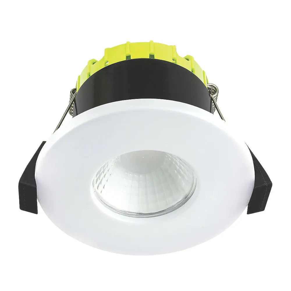 Luceco F Type Integrated Dimmable Fire Rated 6W IP65 Downlight White 600lm - 4000K BG (British General)
