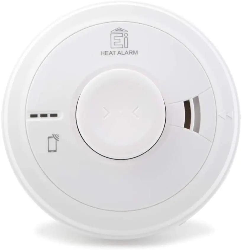 Aico Ei3014 230V Heat Alarm Interlinked  With Lithium Battery Backup White Aico