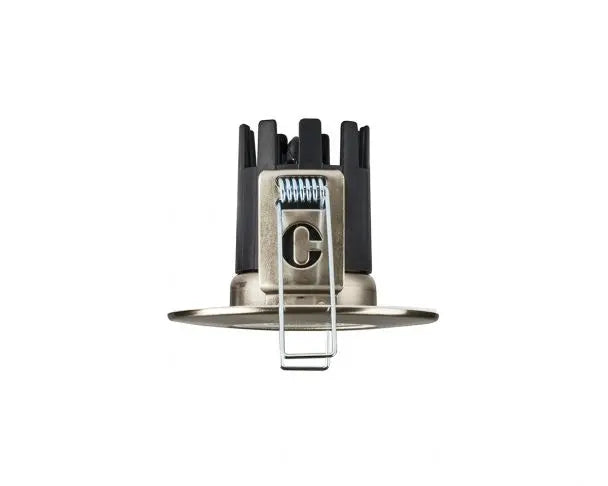 Collingwood H2 Lite 4000K LED Fire Rated Dimmable Downlight with Satin Brushed Steel Bezel (Please Register Online for Full Warranty) Collingwood