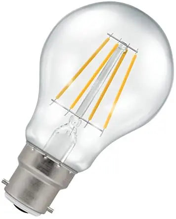 Crompton 5 Watt B22 LED Bulb (Clear Filament Dimmable) in Warm White Crompton