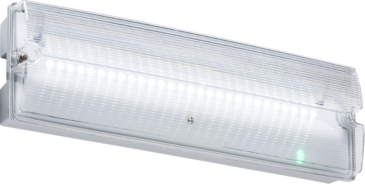 Knightsbridge LED Emergency Bulkhead White IP65 4W 175lm 6000K  - EMLED3L