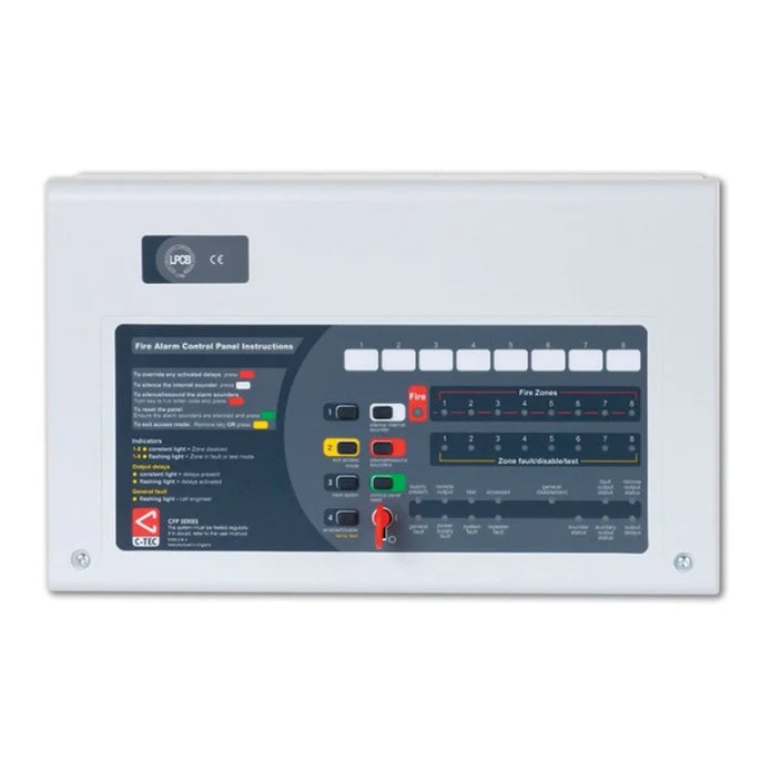 C-TEC CFP Conventional Fire Alarm Panel | 2, 4, or 8 Zone