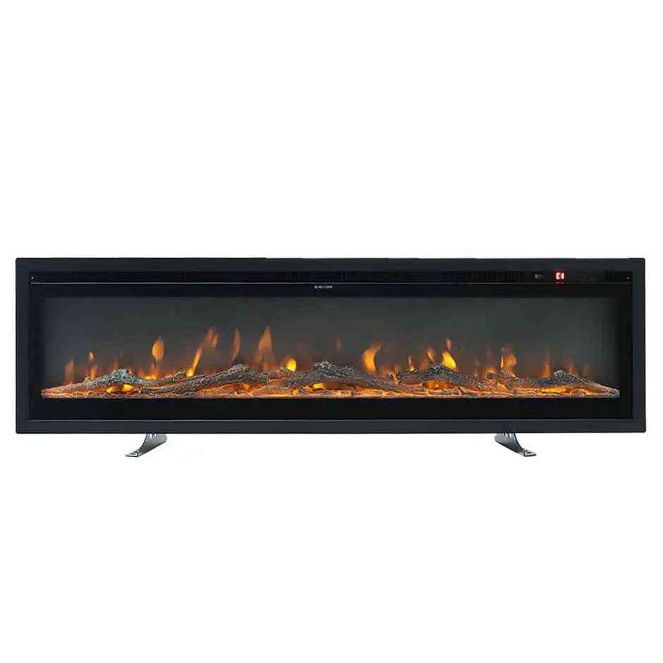 50 Inch Electric Fireplace - 12 Colour LED Flame Effect with Remote Control HoFeny