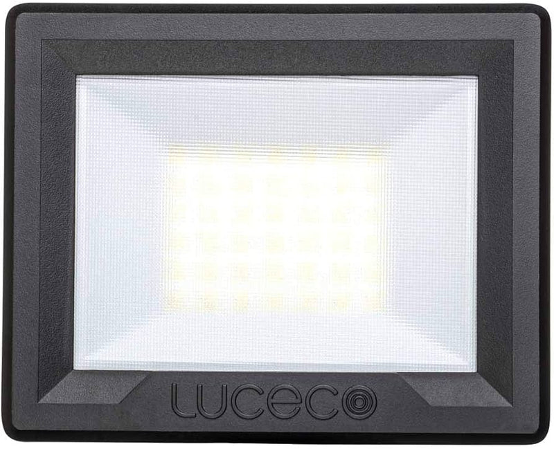 BG Luceco Flood Light 20W Slimline LED 4000K Daylight White Energy-Efficient Outdoor IP65