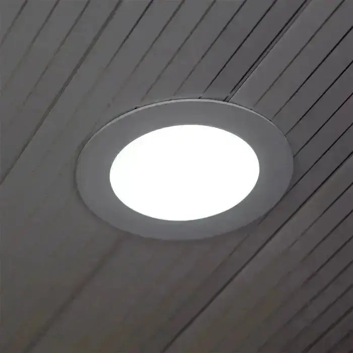 V-TAC Mini Round LED Panel Light 6W CCT 3-in-1 Switchable – White V-TAC