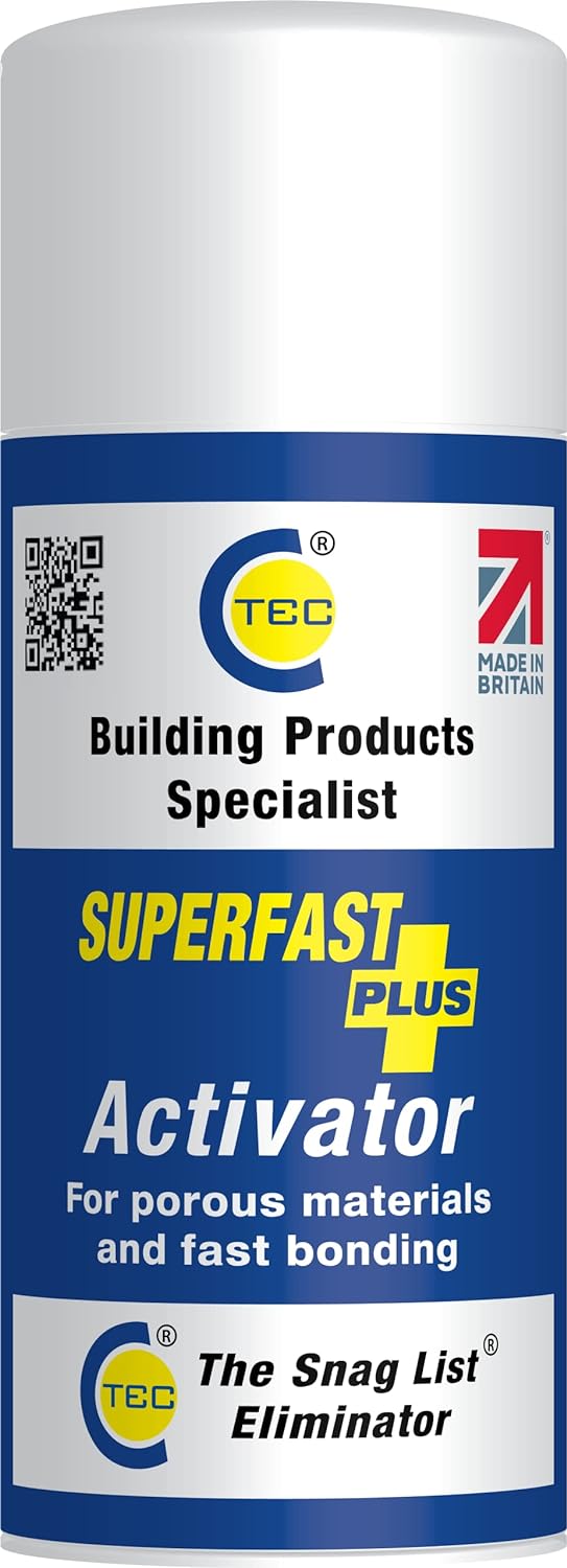 SFP Superfast Plus Activator - Seals Porous Materials - Preparation for Bonding - Used with Superfast Adhesive - Clear - 150ml