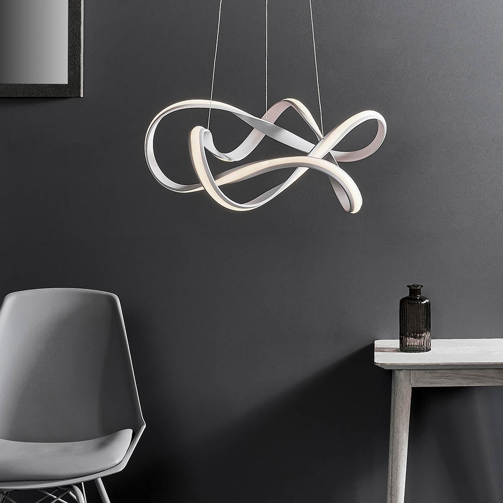 Synergy Pendant Ceiling Light White - 81893