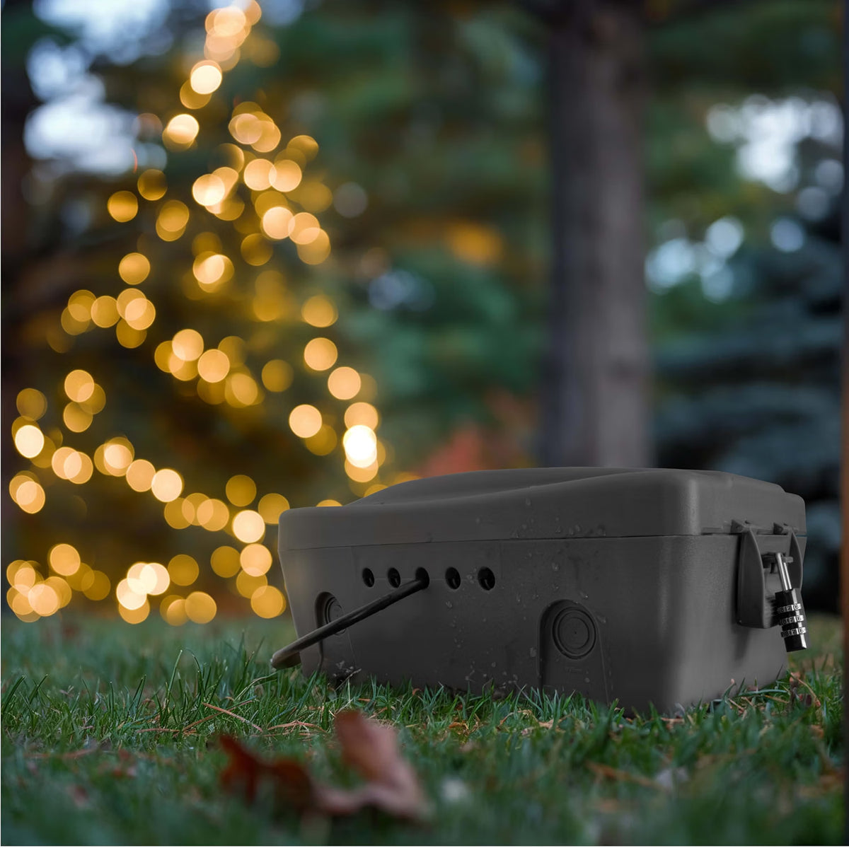 Masterplug WBXBFG10B-MP Weatherproof Electric Box with 10m 4-Socket Lead
