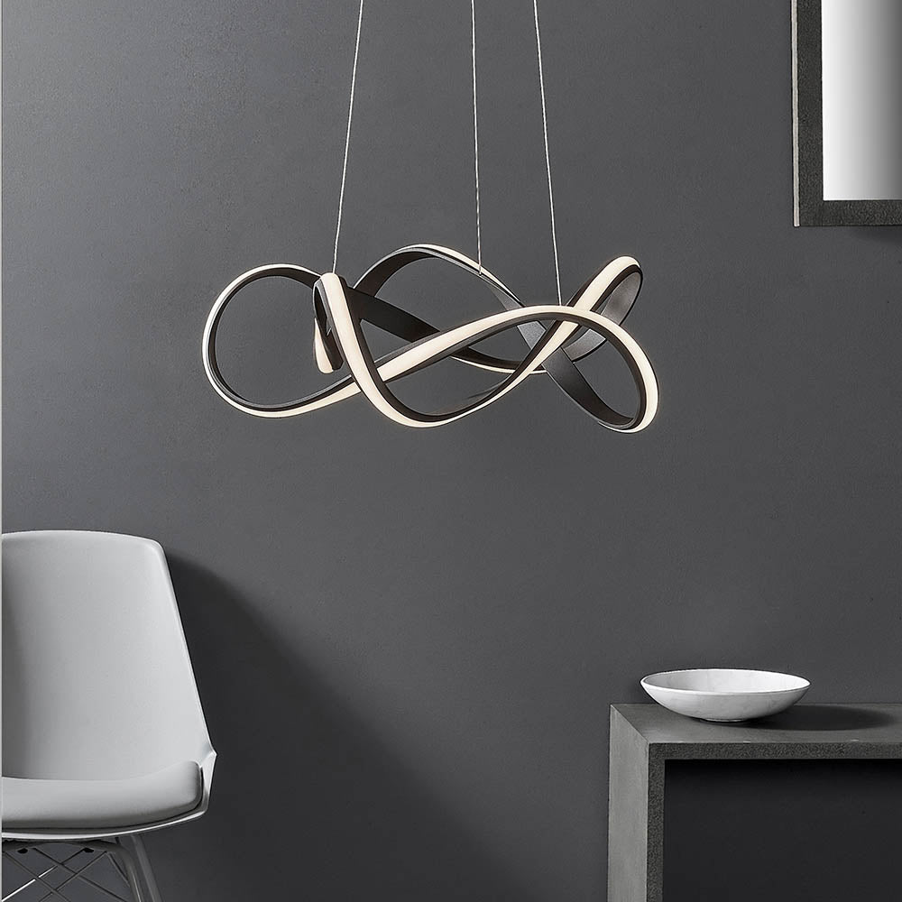 Synergy Pendant Ceiling Light Black - 90322
