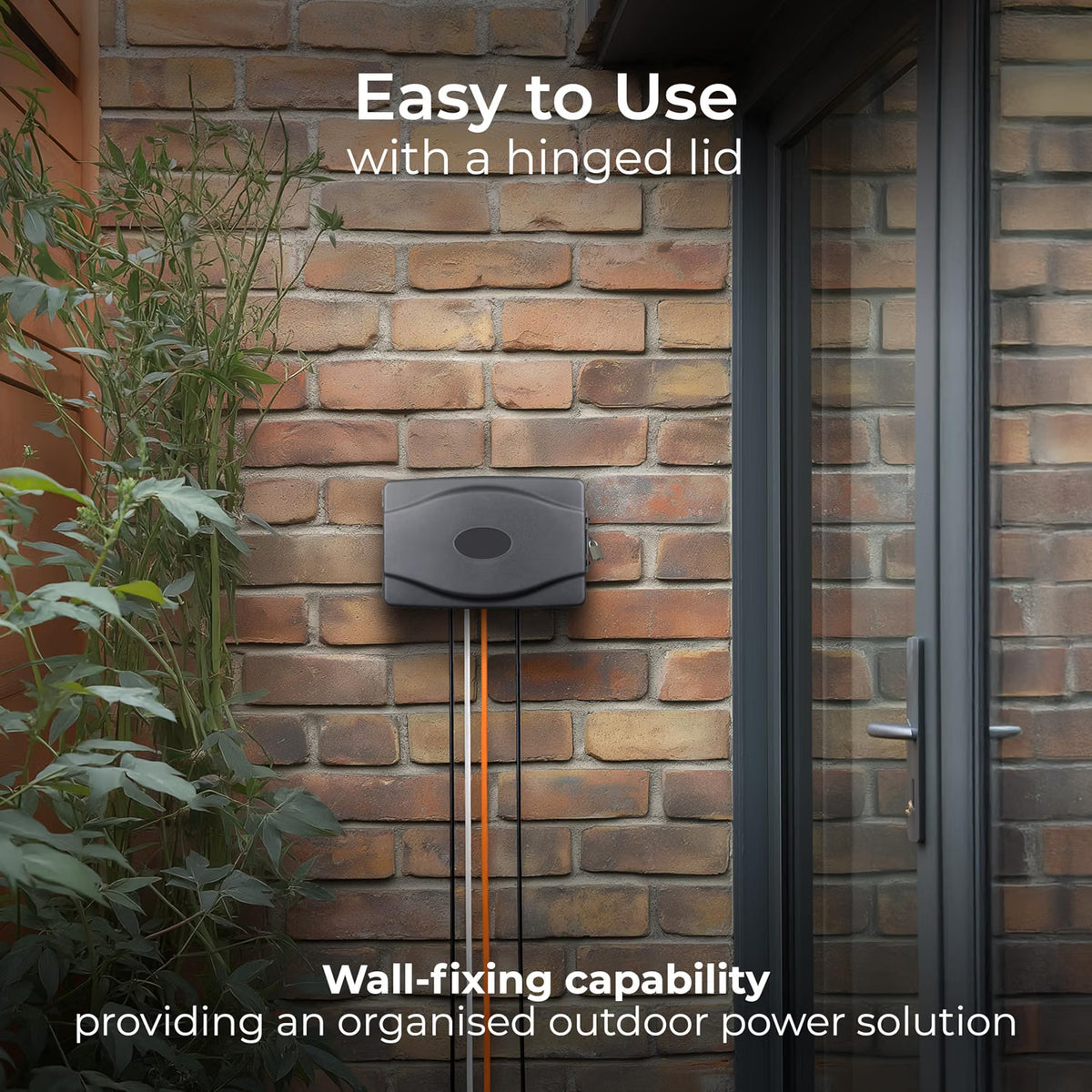 Masterplug WBXBFG10B-MP Weatherproof Electric Box with 10m 4-Socket Lead