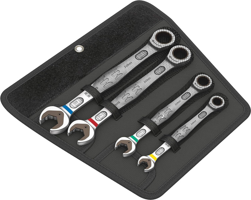 Wera Joker Combination Ratchet Spanner Set, Metric, 4pc, 05073290001