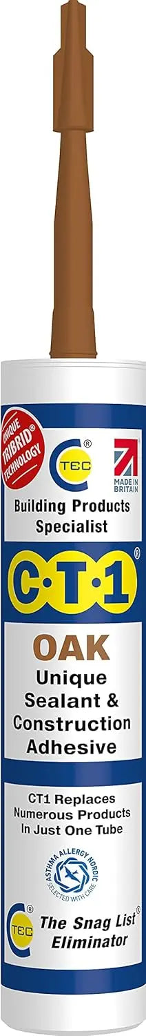 CT1 TRIBRID Adhesive & Sealant 290ml – Multi-Purpose, Waterproof, Anti-Mould, Odourless