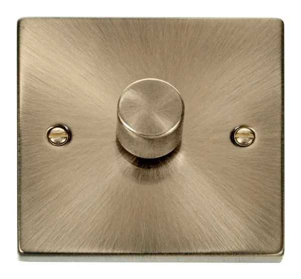 Click Deco Antique Brass VPAB 1GANG 2WAY 100W LED DIMMER SWITCH – VPAB161