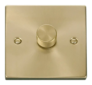 Click Deco Satin Brass Sockets & Switches | Shop Online UK