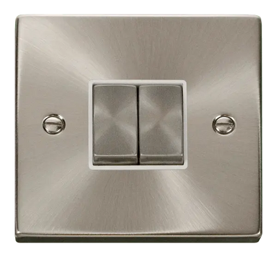 Double Light Switch | 2 Gang Light Switch - ACAS Electrical
