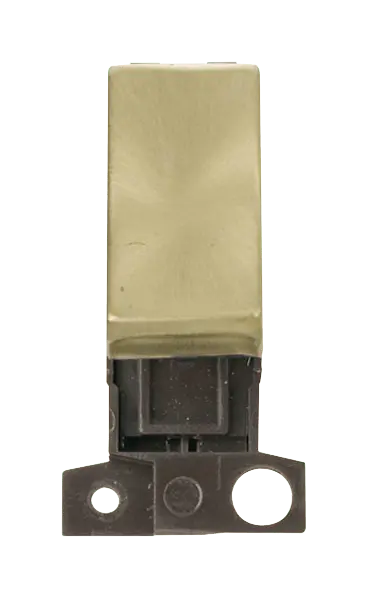 Click MiniGrid 10AX Intermediate Ingot Switch - Satin Brass – MD028SB