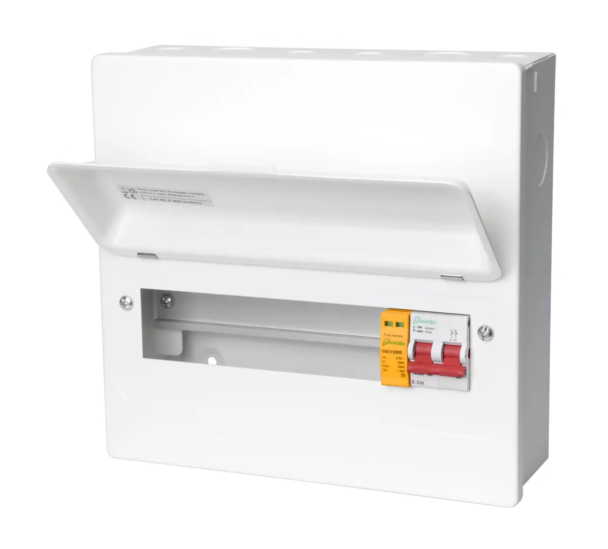 Danson 9 Way Consumer Unit with 100A Main Switch and SPD Danson