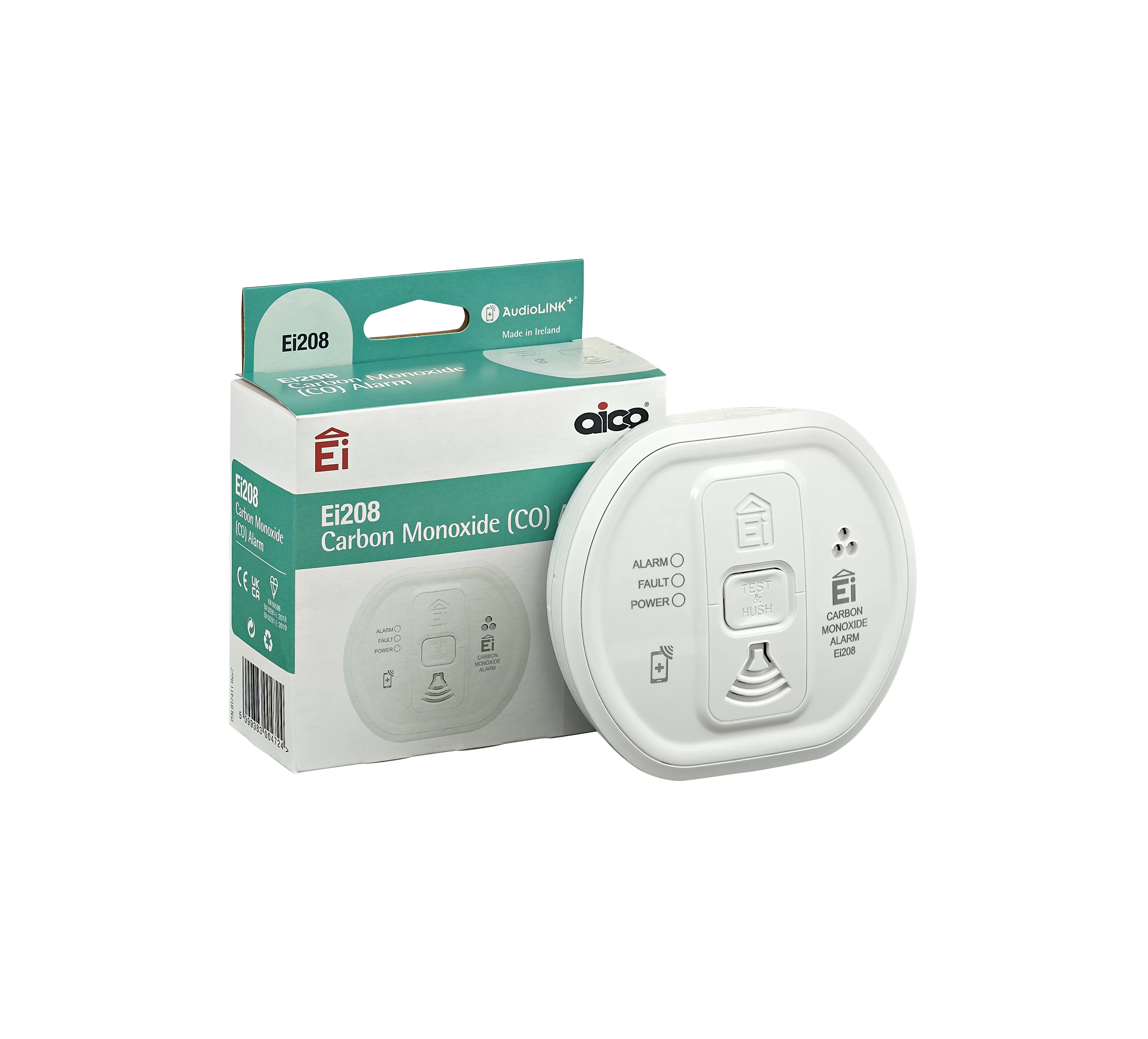 Aico EI208 Carbon Monoxide Alarm Lithium Battery