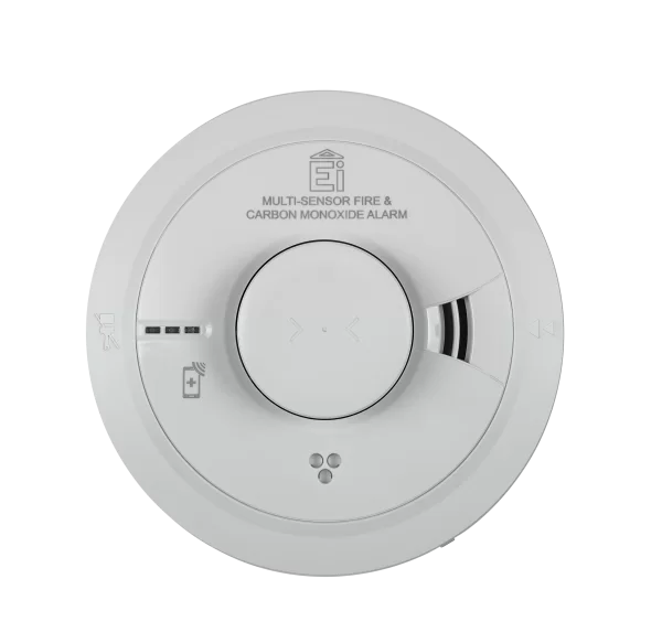 Ei3030 Multi-Sensor Smoke, Heat and Carbon Monoxide Alarm Interlinked With Battery Backup