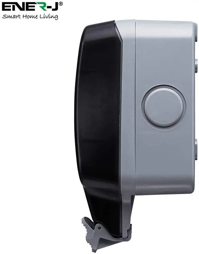 EnerJ Smart WiFi Outdoor Socket – IP55 Rated 2 Gang 13A with USB Port (SHA5275)