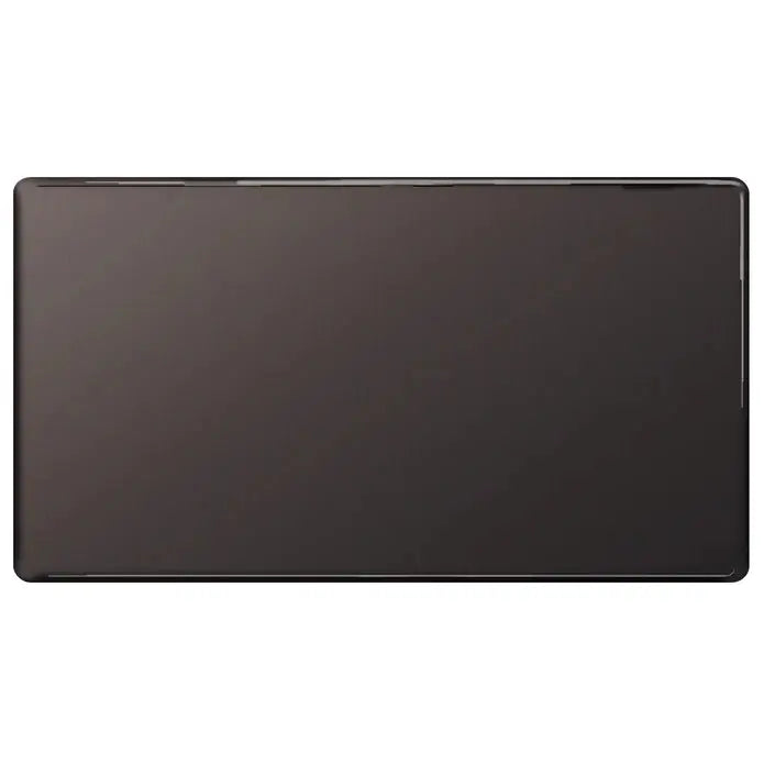 BG Nexus Screwless Flat Plate Black Nickel Switches and Sockets Black Inserts Full Range BG Nexus