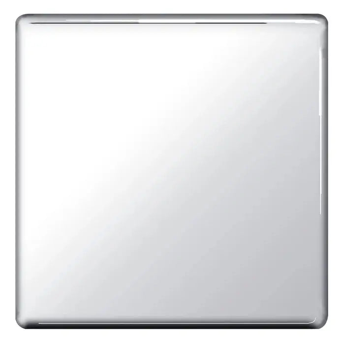 BG Nexus Screwless Flat Plate Polished Chrome Switches and Sockets White Inserts Full Range BG Nexus