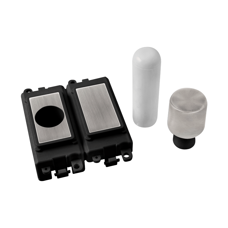 Click GridPro 2 Module Dimmer Mounting Kit - Black - Stainless Steel – GM150BKSS