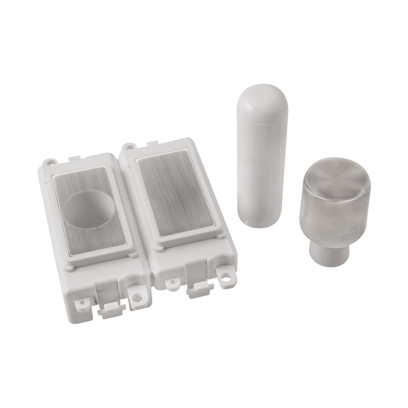 Click GridPro 2 Module Dimmer Mounting Kit - White - Stainless Steel – GM150PWSS