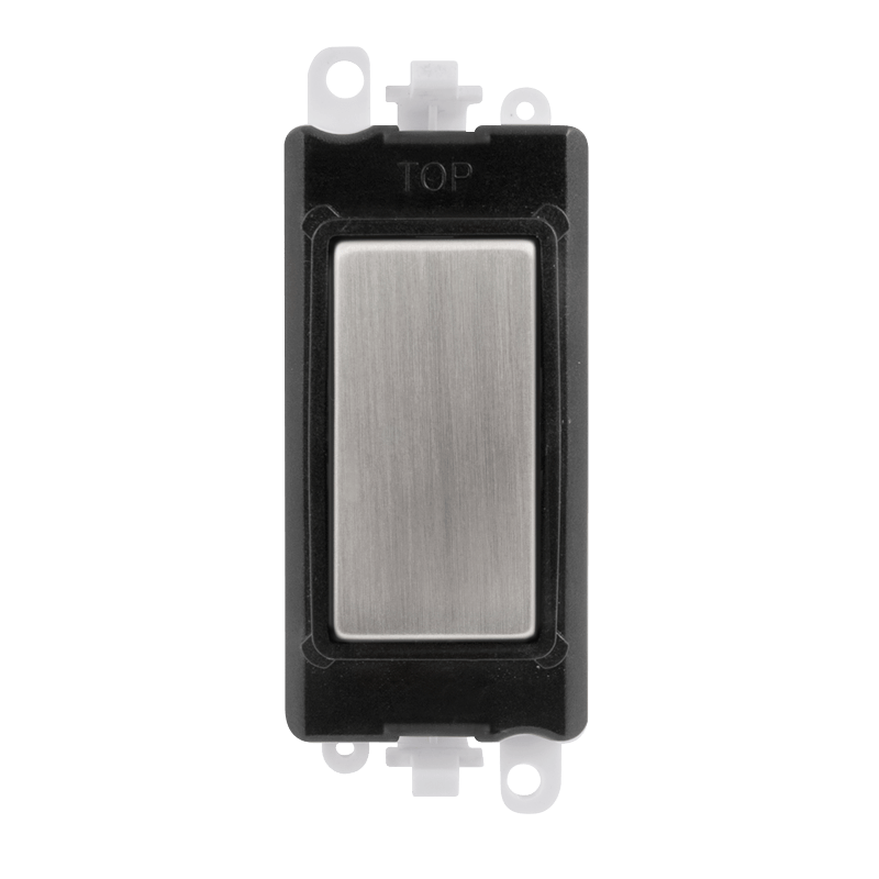Click GridPro Blank Module - Black - Stainless Steel – GM2008BKSS