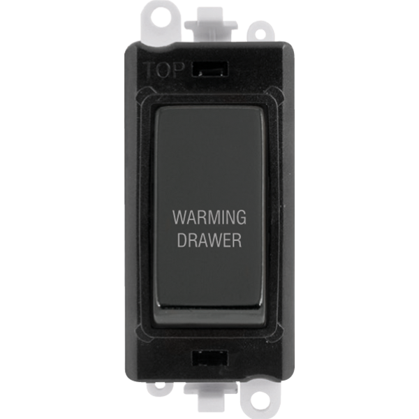Click GridPro 20AX Double Pole Switch Module - Black - Black Nickel - Warming Drawer – GM2018BKBN-WDR