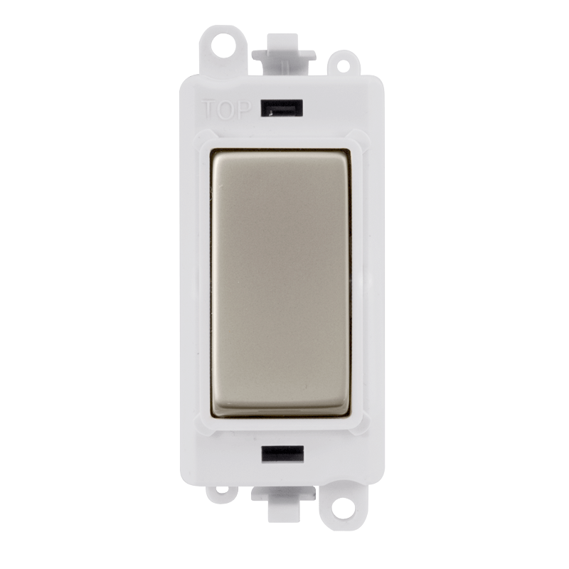 Click GridPro 20AX Intermediate Switch Module - White - Pearl Nickel – GM2028PWPN
