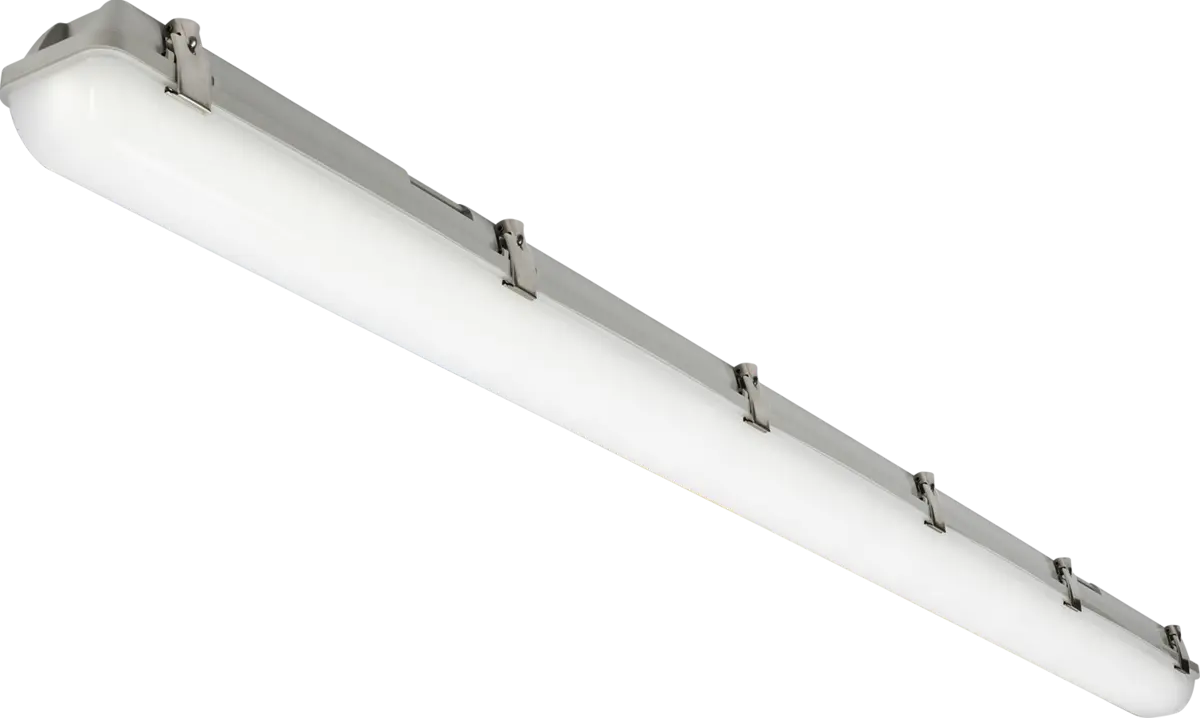 Knightsbridge 230V IP65 IK08 5ft Selectable 26W/48W CCT Adjustable ST Emergency Non-Corrosive – TORCWST5