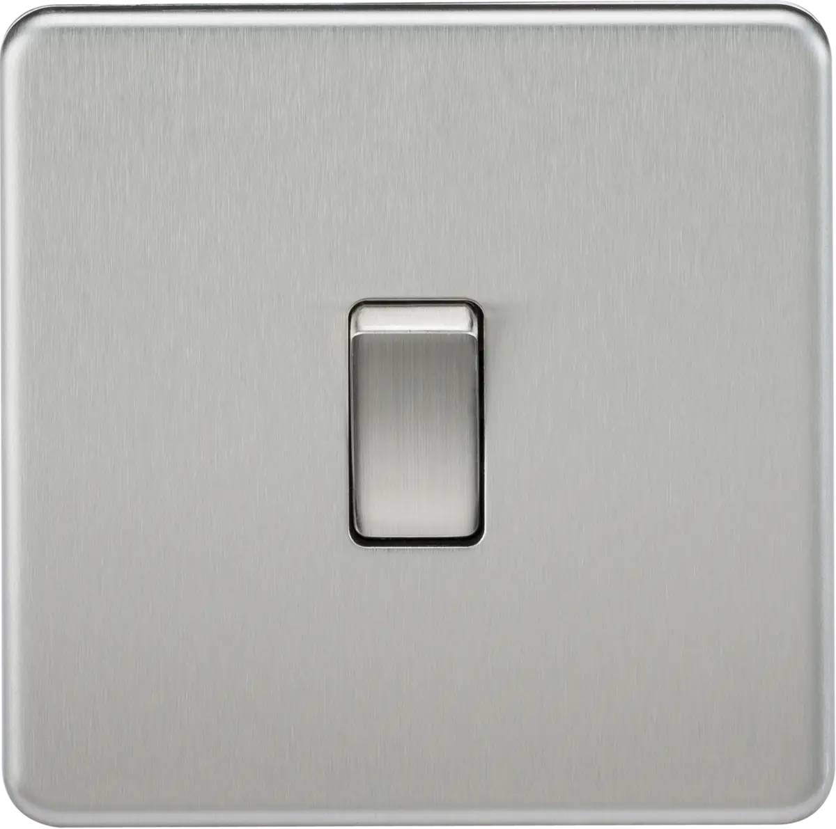 Knightsbridge 10AX 1G 2-way Switch - Brushed Chrome – SF2000BC