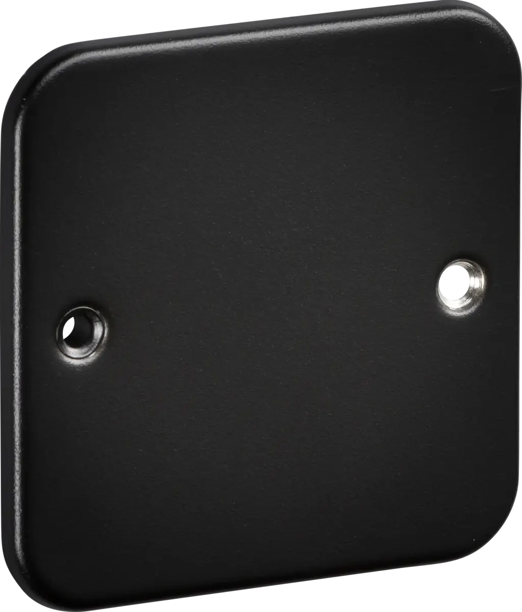 Knightsbridge Metal Clad Black 1G Blanking Plate – M8500TB Knightsbridge