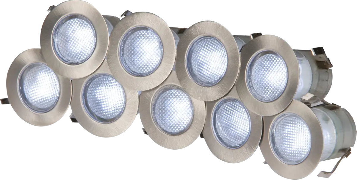 Knightsbridge 230V IP65 10 x  0.2w Cool White LED Kit 6000K – KIT16W
