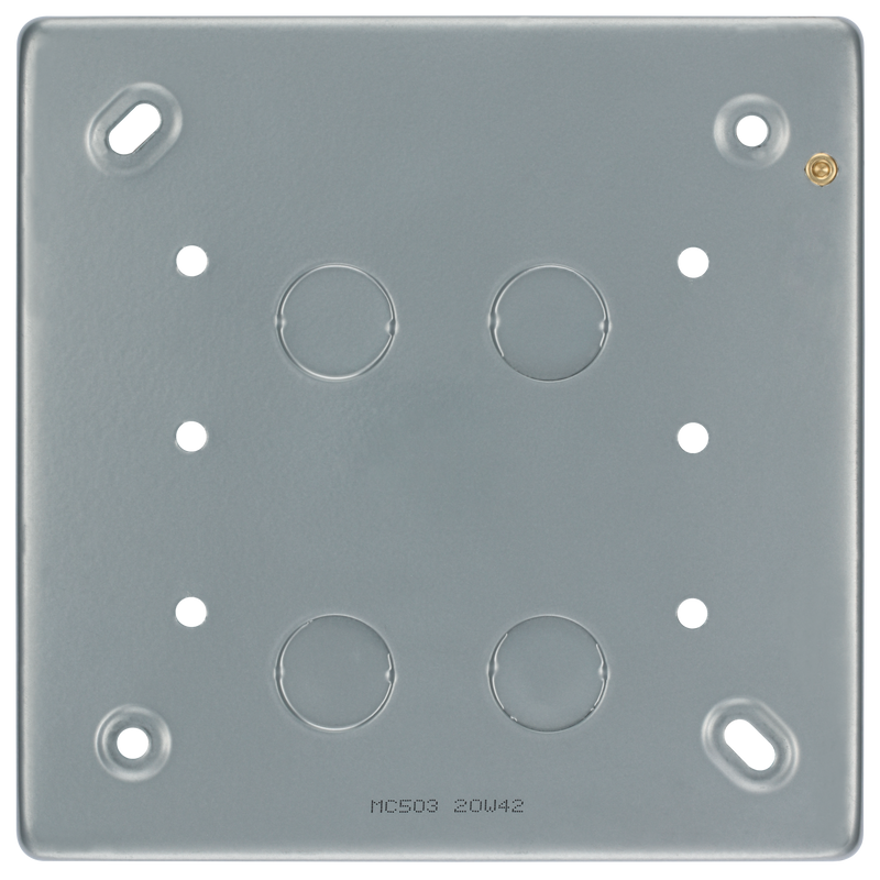 BG Nexus 6 and 8 Gang Grid Surface Flush Mounting Box MC503