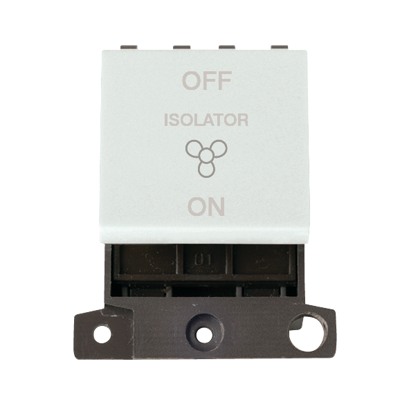Click MiniGrid 10A 3 POLE FAN ISOLATION SWITCH MODULE – MD020WH