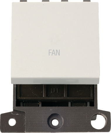 Click MiniGrid 20A DP INGOT SWITCH PW "FAN" – MD022PW-FN