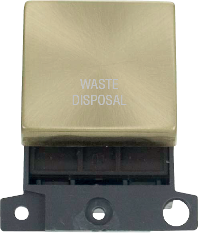 Click MiniGrid 20A DP INGOT SWITCH SB "WASTE DISPOSAL" – MD022SB-WD