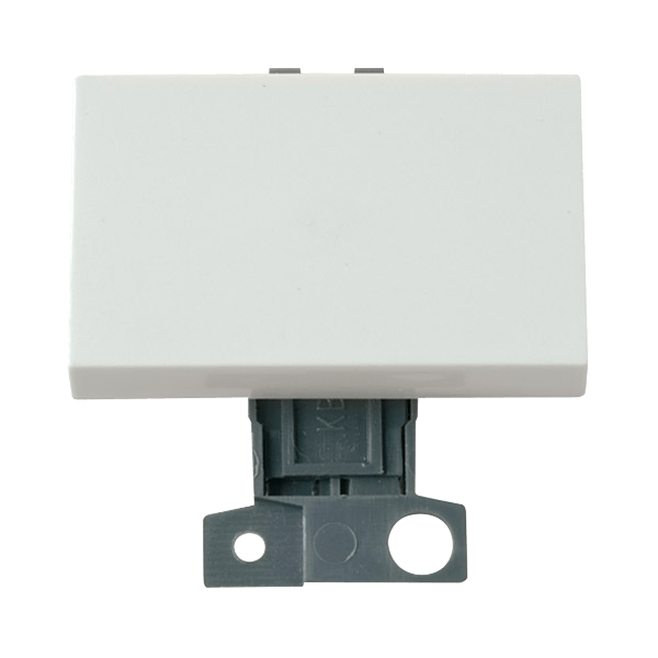 Click MiniGrid 10AX Intermediate 'Paddle' Switch Module - Click White – MD038WH