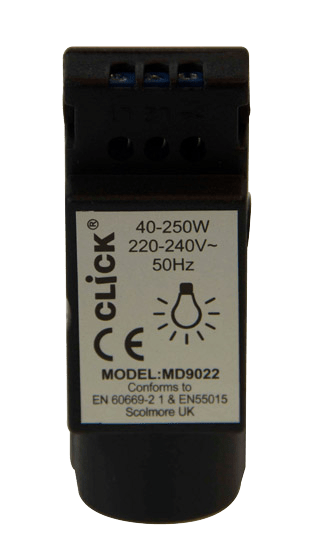 Click MiniGrid 250W 2 Way Resistive / Inductive Dimmer Module (25 x 62mm) – MD9022