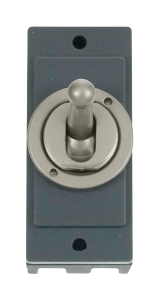 Click MiniGrid 10AX 2 Way Toggle Switch Module - Pearl Nickel – MD9102PN