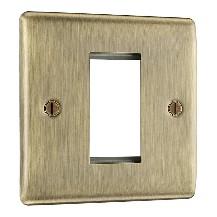BG Nexus Antique Brass Switches and Sockets Black Inserts Full Range BG Nexus