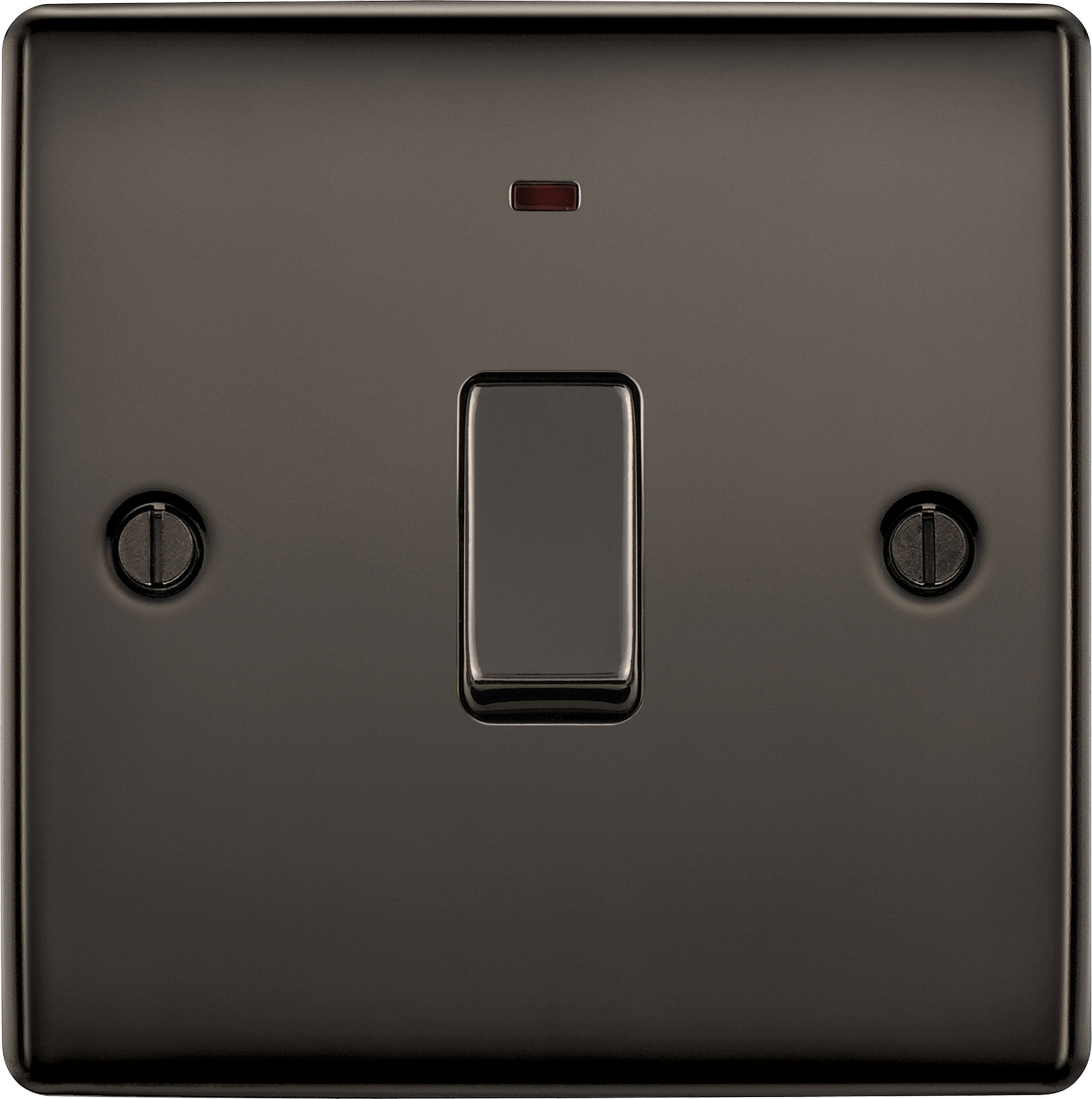 BG Nexus Metal 20A DP Switch with Neon in Black Nickel - NBN31-01